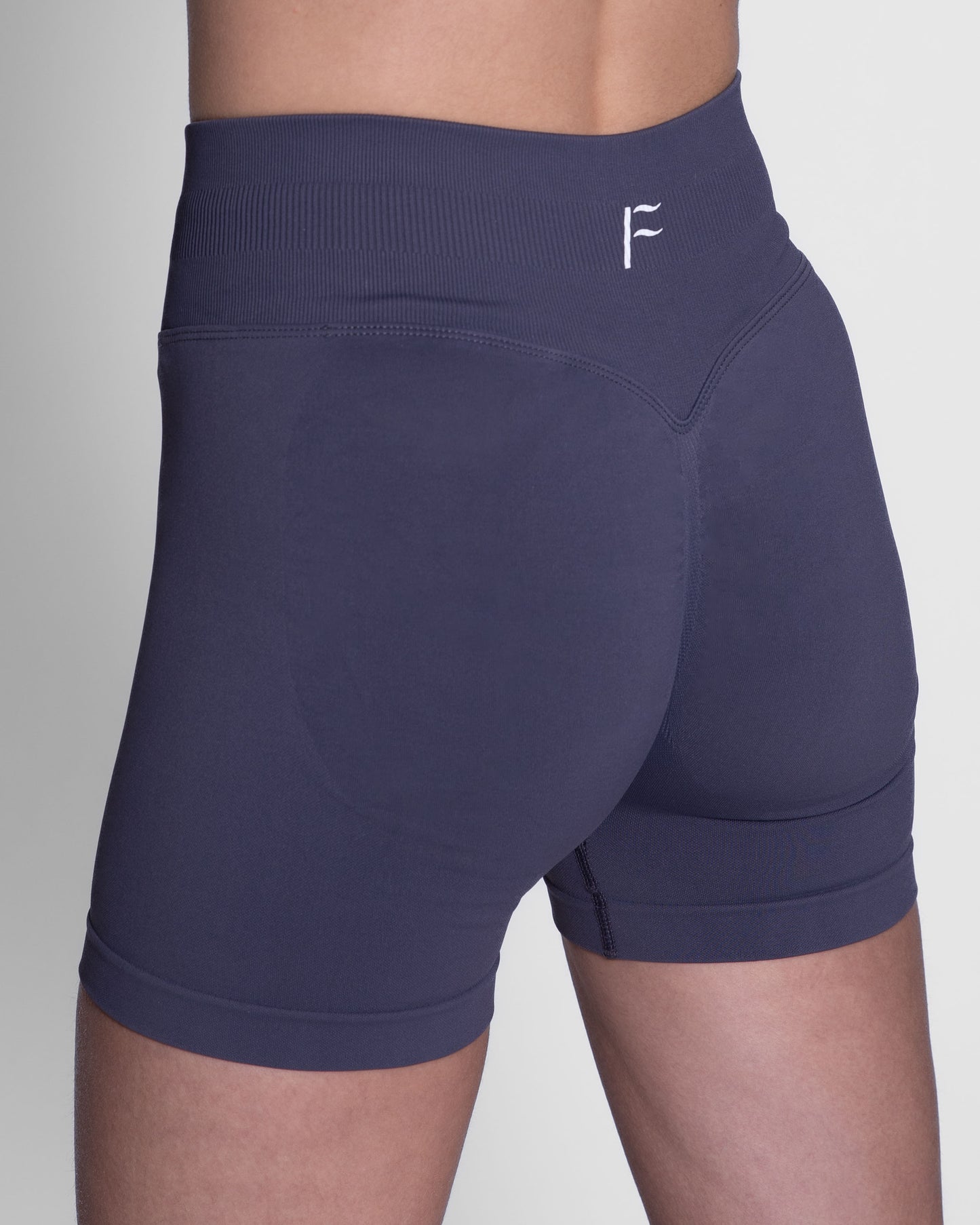 Sport Short voor dames, dark gray, squat-proof sportkleding, Fanatique Sportswear