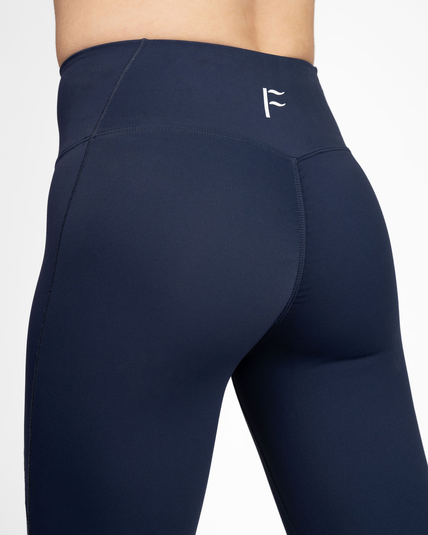 Sportlegging voor dames, navy, donkerblauw, blauw, squat-proof sportkleding, Fanatique Sportswear