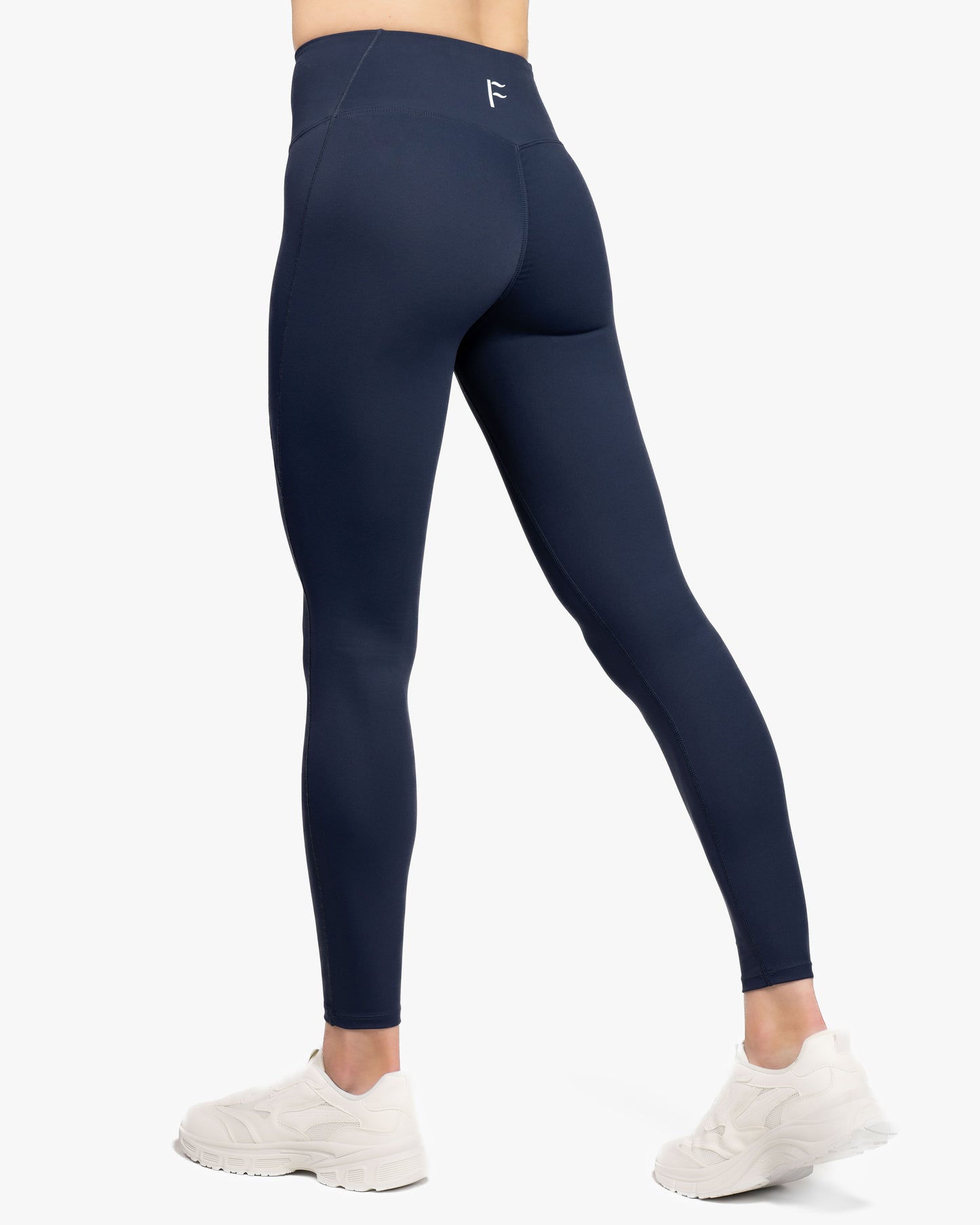 Sportlegging dames, navy, donkerblauw, blauw, squat-proof sportkleding, Fanatique Sportswear dames sportlegging mid waist donkerblauwe sportlegging