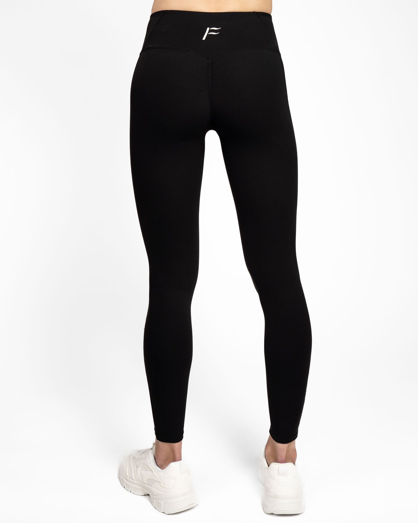 Sportlegging voor dames, black, zwart, squat-proof sportkleding, Fanatique Sportswear
