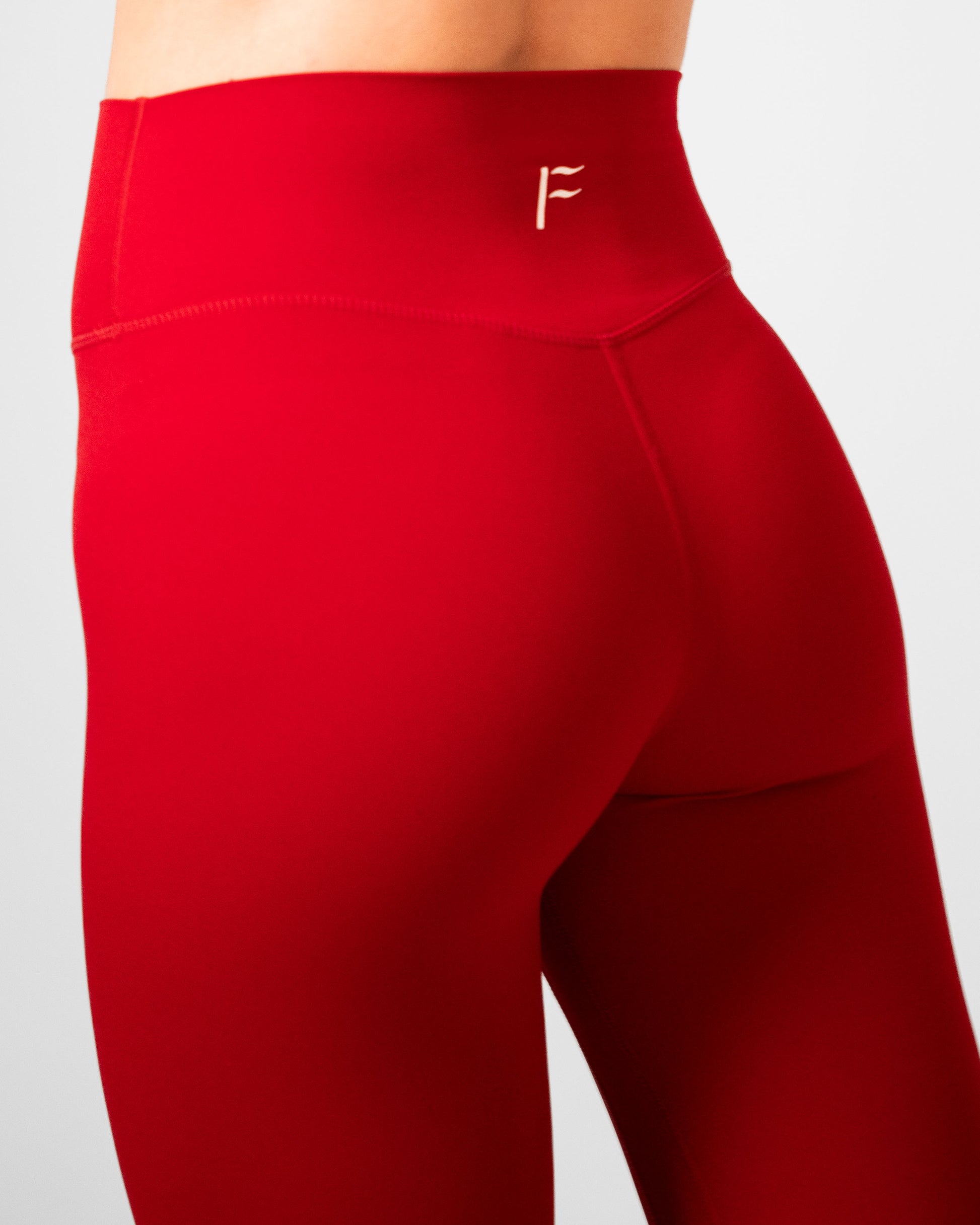 logo Fanatique dames sportlegging rood rode sportlegging dames squatproof sportlegging dames squat proof Fanatique Sportswear